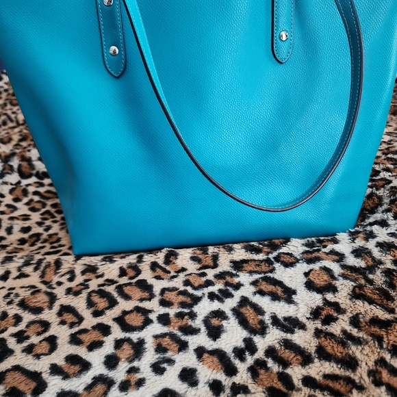 Coach Turquoise Tote Bag - Picture 8 of 11